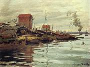 Claude Monet The Seine at Petit Gennevilliers Spain oil painting artist